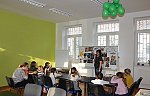 Světem komiksů nás provázela milá lektorka Petra.