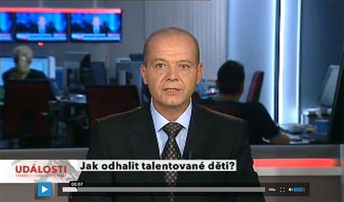 Zprávy ČT: Každé čtvrté dítě je talent, jenže škola jej nepodpoří